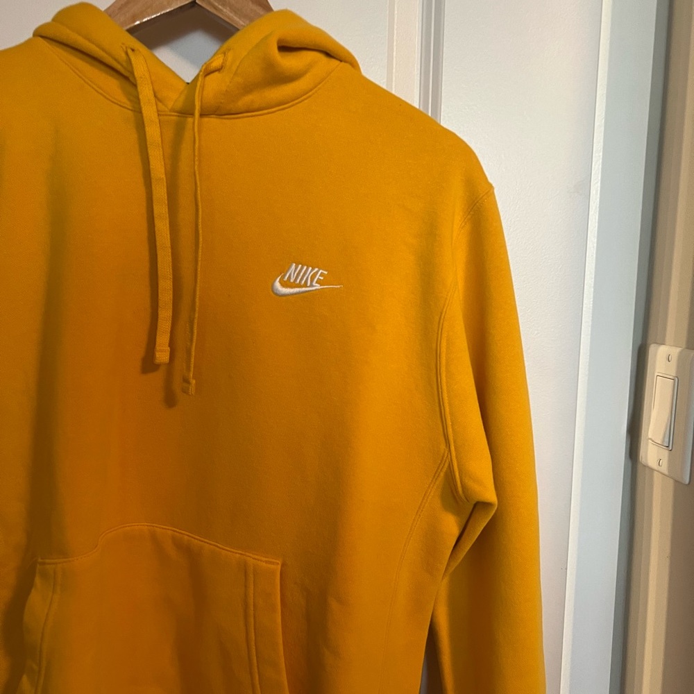 Yellow Nike hoodie